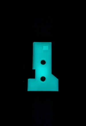 Glow in dark scorpion evo vise block