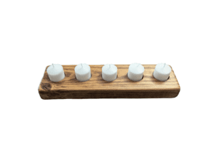 Votive Wooden Candle Holder